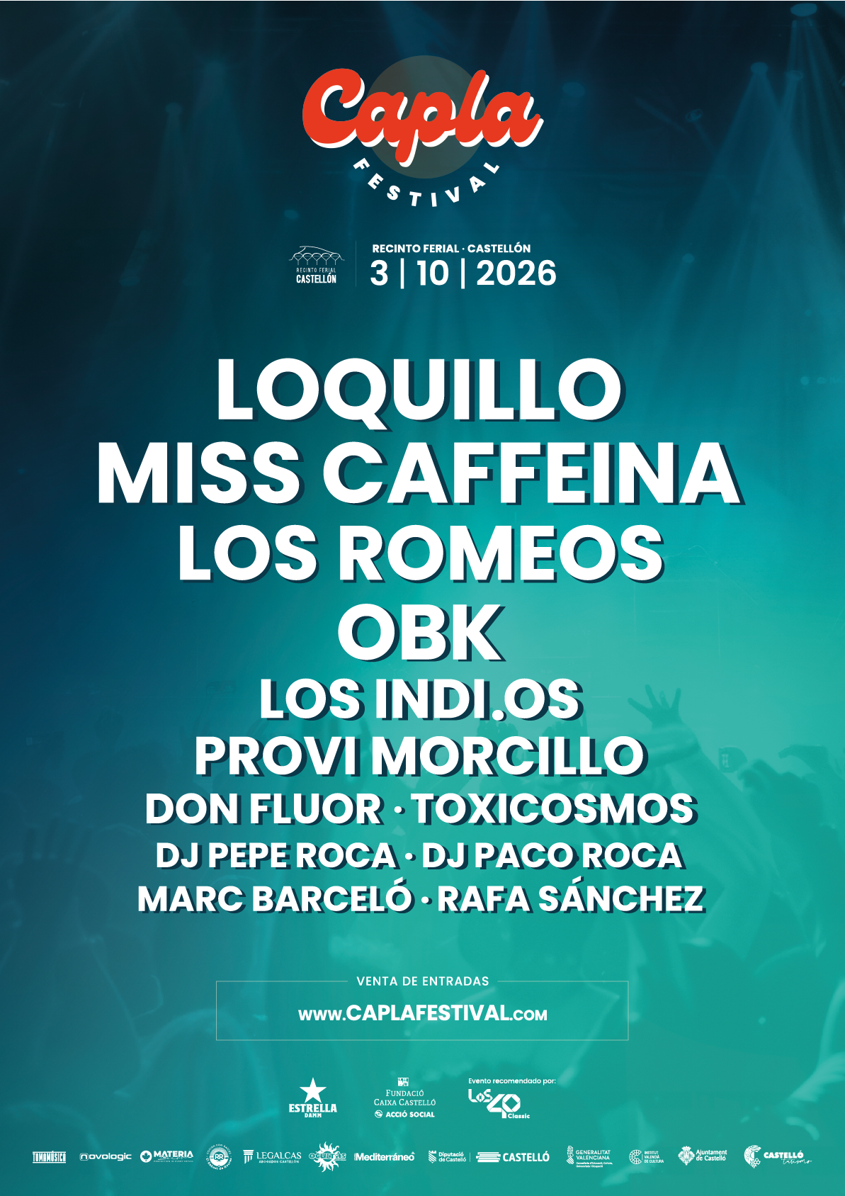 Cartel oficial capla festival 2026